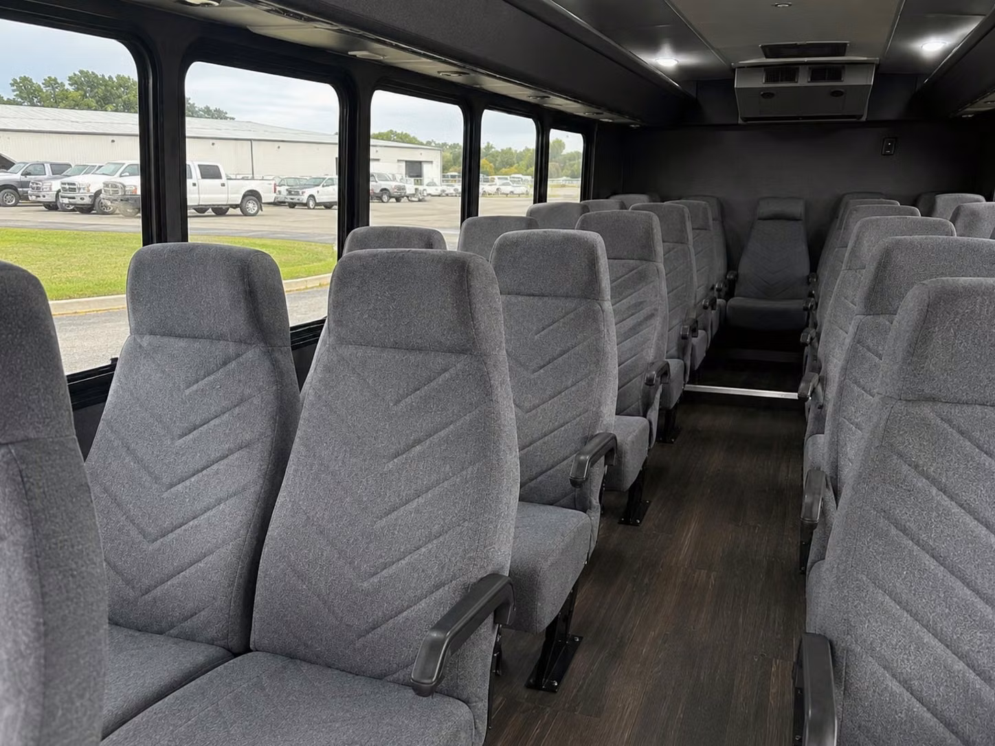 15 passenger minibus interior