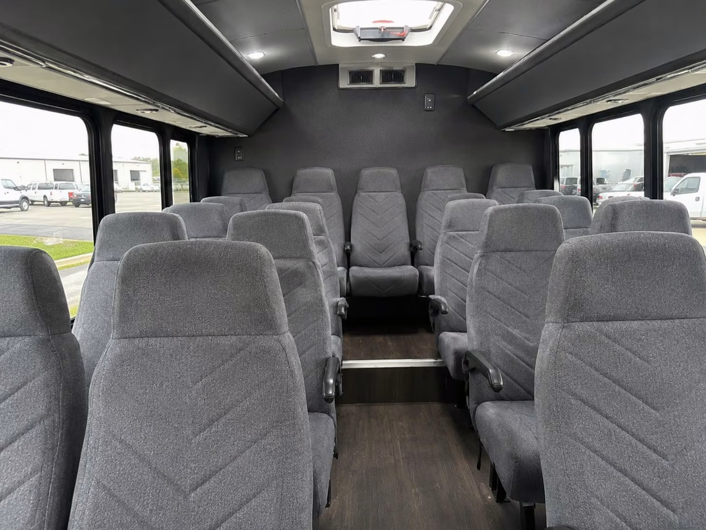 18 passenger minibus inside