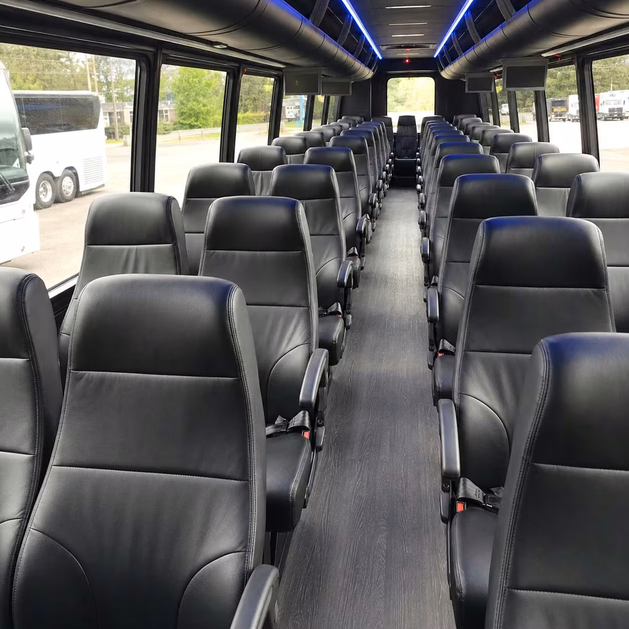 25 passenger minibus interior