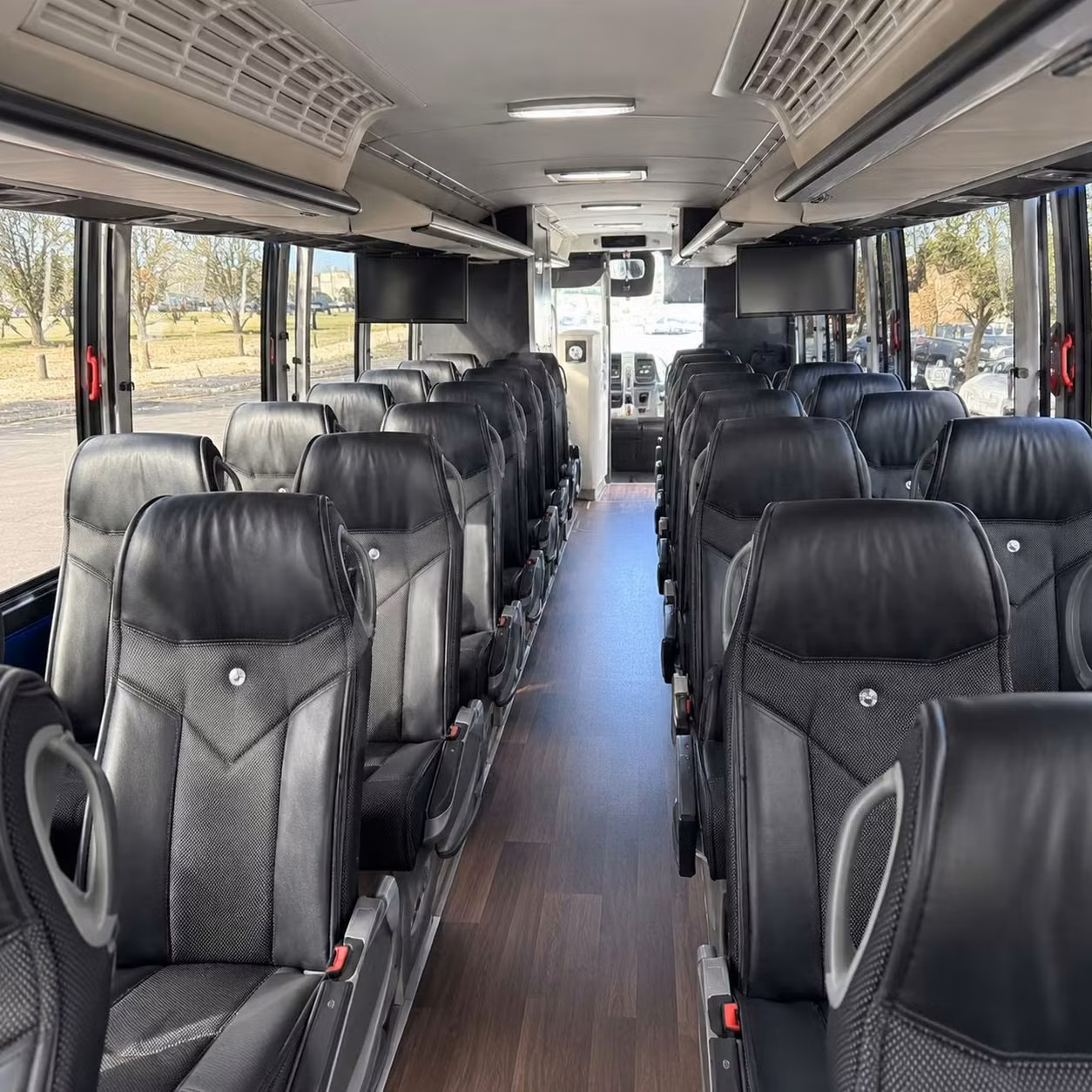 buffalo charter bus interior