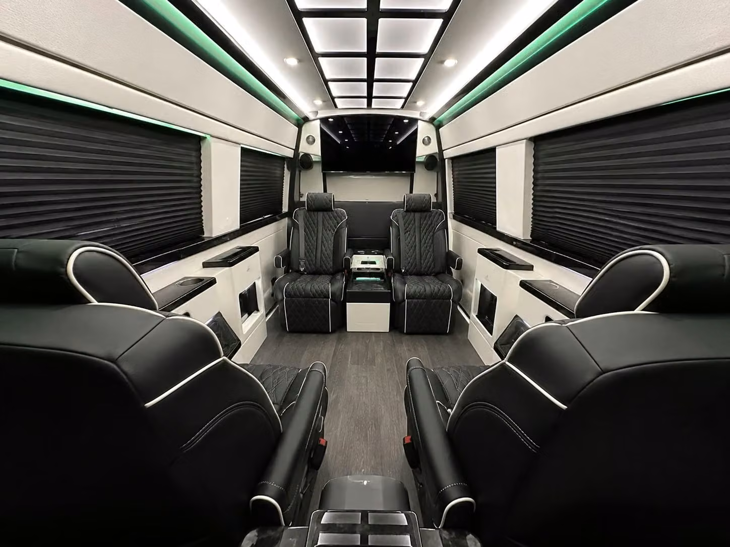 sprinter van with driver interior